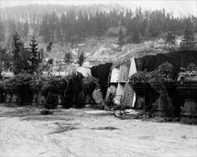L'U.S. Army s'empare d'une usine souterraine de V1 et de V2 à Nordhausen, en Allemagne.
(1945)