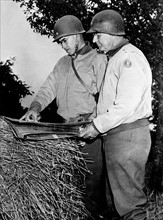American Generals  in field in France (Summer 1944)