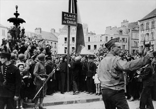 Défilé du 14 juillet 1944 à Cherbourg
