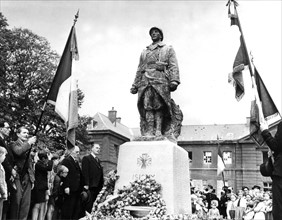 Isigny celebrates Bastille Day, July 14, 1944