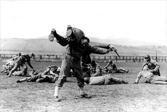 Ranger training hardens U.S. troops for invasion in England, Spring 1944