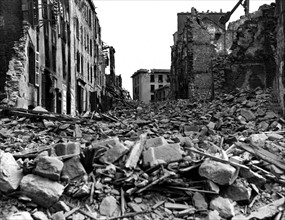 Ruins of Brest in France, September 1944