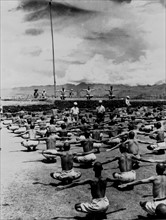 Chinese soldiers train inder Y-Force instructors in China, 1944
