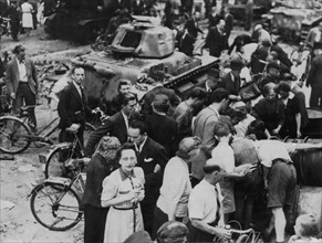 Germans leave gasoline stocks in Paris,  August 1944