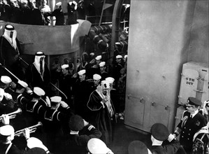 Roosevelt rencontre les souverains du Moyen-Orient, printemps 1945