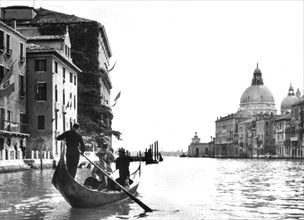 Gondola ride in liberated Venice, May 5, 1945
