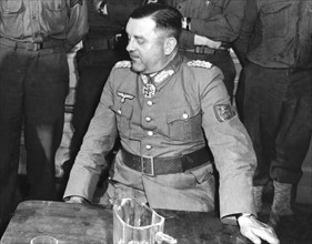 German Commander of Paris surrenders, August 25, 1944