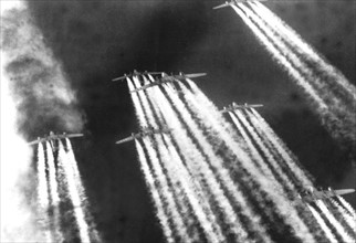 Heavy bombers on Berlin, March 4, 1944