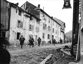 Troupes françaises à Rochesson
(4 novembre 1944)