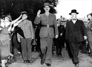 General de Gaulle in Rambouillet, August 1944