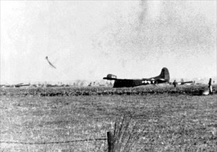 Allied transport plane downed in Holland, September 17, 1944