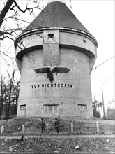 German Memorial to Von Richthofen near Darmstadt, March 25, 1945