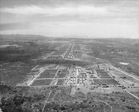 Aerial view of Camp Calas near Marseille, June 19, 1945