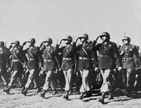 101st U.S. Airborne Division honored in France, March 15, 1945