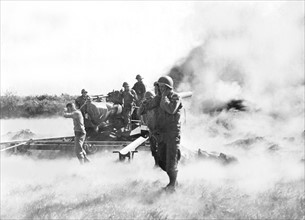 L'artillerie américaine pilonne Brest
(Eté 1944)