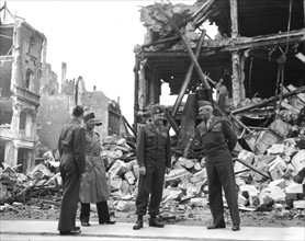 General Bradley in Berlin, July 4, 1945