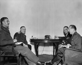 First "Big Four Meeting" in Berlin ( Germany) August 10, 1945.