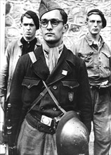 Un soldat des F.F.I. en Bretagne. (Août 1944)