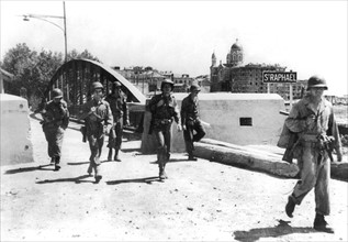 Soldats du génie américains à Saint Raphaël.
(Août 1944)