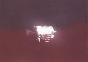 Module de commande et de service (CSM) d'Apollo 13 endommagé (17 avril 1970)