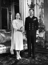 La reine Elizabeth et le roi George VI du Royaume-Uni