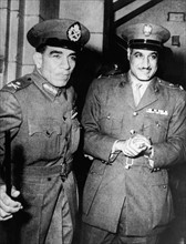 Mohammed Nagib und Gamal Abdel Nasser