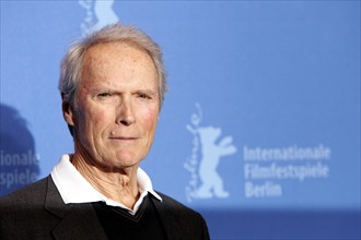 Der US-amerikanische Schauspieler und Regisseur Clint Eastwood posiert am...