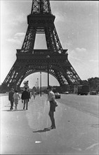 France, Paris, Aug. 1969. Paris in summer...
