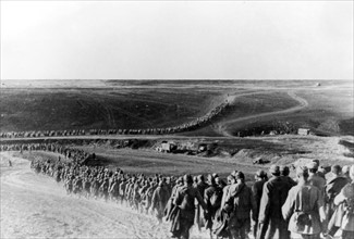 Third Reich - Prisoner convoy from Stalingrad 1942
