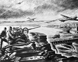 Third Reich - Air raid at the Eastern front 1944