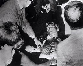 Bobby Kennedy assassinated, 5 June 1968.  PP/CAT/110
