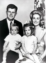 Edward Kennedy and his wife Joan with Ka