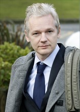 Julian Assange, fondateur de Wikileaks, à son procès