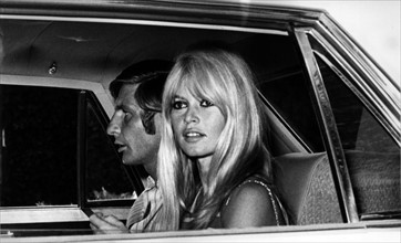Desperately in love for the third time, sex kitten BRIGITTE BARDOT (31) got married in a hurry in