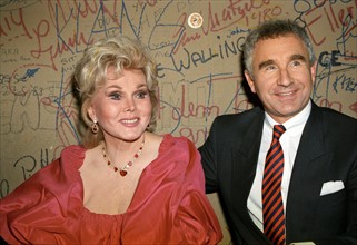 Hollywood actress Zsa Zsa Gabor and her husband Prince Fredericvon Anhalt on the 22nd Dec 1989 in