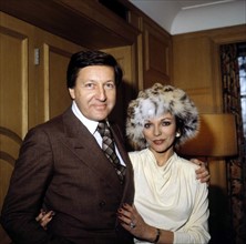 Joan Collins and Ronald Kass