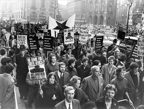 History - Anti-Aparthied march in London