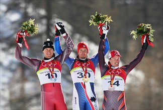 Olympia
20. Olympische Winterspiele 2006 Turin
Ski Alpin Herren Abfahrt
Siegerehrung, Michael