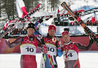 Olympia
20. Olympische Winterspiele 2006 Turin
Ski Alpin Herren Abfahrt
Siegerehrung, Michael
