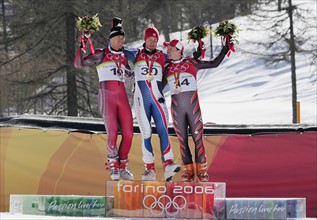 Olympia
20. Olympische Winterspiele 2006 Turin
Ski Alpin Herren Abfahrt
Siegerehrung, Michael
