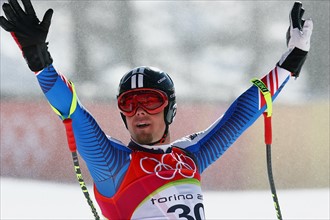 Olympia
20. Olympische Winterspiele 2006 Turin
Abfahrt Herren 12.02.2006
JUBEL Antoine Deneriaz