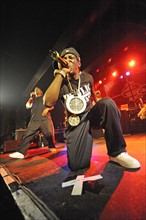 Public Enemy: Konzert der Rap-Formation um die Rapper Flavor Flav und Chuck D in der Grossen