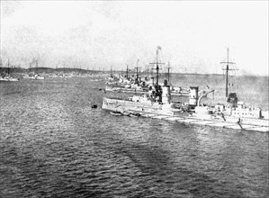 Fleet manoeuvre in Autumn 1911