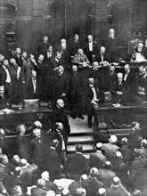 Reichstag session on 10th of July in 1909