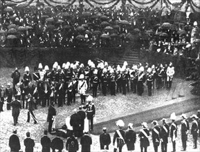 Laying of the foundation stone - Wilhelm I.