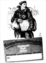 Advice poster for homecomers from captivity