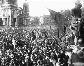 Demonstration against peace terms in 1919