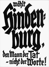 Election poster for Reichstag election 1932