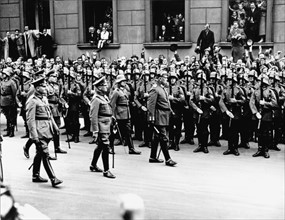 Paul von Hindenburg celebrates 85th birthday