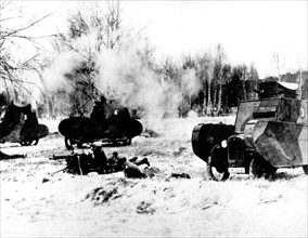 Reichswehr practices with dummies